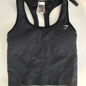 GYMSHARK seamless cropped tank top